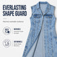 🎉 50% OFF! 🧥 Women's Sleeveless High-Slit Denim Vest Dress – Patchwork Longline Jean Waistcoat – Effortlessly Edgy & Perfect for Layering ✨