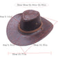🎁 2026 New Arrivals 50% OFF 💥 Vintage Wide-Brim Cowboy Hat with Adjustable Strap – Timeless Western Style & Perfect Sun Protection 🌵✨