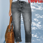 👖🎞️ LIMITED TIME 50% OFF! 📐 Retro Cropped Straight Jeans – Vintage Wash & Clean Cut – Timeless Denim Style ✨
