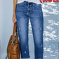 👖🎞️ LIMITED TIME 50% OFF! 📐 Retro Cropped Straight Jeans – Vintage Wash & Clean Cut – Timeless Denim Style ✨