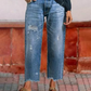 👖🎞️ LIMITED TIME 50% OFF! 📐 Retro Cropped Straight Jeans – Vintage Wash & Clean Cut – Timeless Denim Style ✨