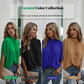 📢📢 50% OFF !! ⏰ Women's Elegant Mock Neck Top – Sleek Silhouette, Soft Fabric & Effortlessly Sophisticated ✨
