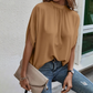 📢📢 50% OFF !! ⏰ Women's Elegant Mock Neck Top – Sleek Silhouette, Soft Fabric & Effortlessly Sophisticated ✨