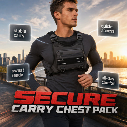 🎒 50% OFF NOW! 🏃 Lightweight Breathable Outdoor Chest Pack – Secure Carry, Ergonomic Fit & Durable Oxford Fabric – Perfect for Running, Hiking & Cycling ✨