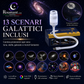 🌌 50% OFF NOW! 💫 USB Starry Sky Projection Lamp – 13 Interchangeable Film Discs & Flexible Neck, Bedroom Night Light ✨