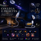 🌌 50% OFF NOW! 💫 USB Starry Sky Projection Lamp – 13 Interchangeable Film Discs & Flexible Neck, Bedroom Night Light ✨