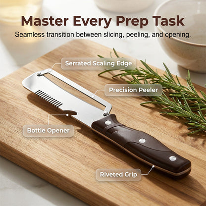 🥔 Julienne, Peel & De-Eye in Seconds – Heavy-Duty Kitchen Tool with Ergonomic Grip. B2G1 Free. Free UK Delivery