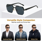 Men's Stylish Geometric Polygon Sunglasses 🕶️ Sharp Angles, Sharp Look – A Modern Edge for Sunny Days ✨