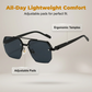 Men's Stylish Geometric Polygon Sunglasses 🕶️ Sharp Angles, Sharp Look – A Modern Edge for Sunny Days ✨