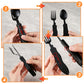 🎉🎉 Surprise 50% OFF! 🏕️ Must-Have for Outdoor Trips 🍴🥄 4-in-1 Outdoor Folding Multifunctional Cutlery Set – Compact, Portable & Perfect for Camping, Hiking & Picnics ✨