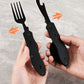 🎉🎉 Surprise 50% OFF! 🏕️ Must-Have for Outdoor Trips 🍴🥄 4-in-1 Outdoor Folding Multifunctional Cutlery Set – Compact, Portable & Perfect for Camping, Hiking & Picnics ✨