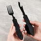 🎉🎉 Surprise 50% OFF! 🏕️ Must-Have for Outdoor Trips 🍴🥄 4-in-1 Outdoor Folding Multifunctional Cutlery Set – Compact, Portable & Perfect for Camping, Hiking & Picnics ✨