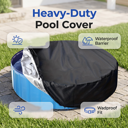 🍂 Keep Leaves & Debris Out All Year – Secure-Fit Round Pool Cover with Reinforced Edges. Special Price. UK Dispatch