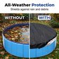 🍂 Keep Leaves & Debris Out All Year – Secure-Fit Round Pool Cover with Reinforced Edges. Special Price. UK Dispatch