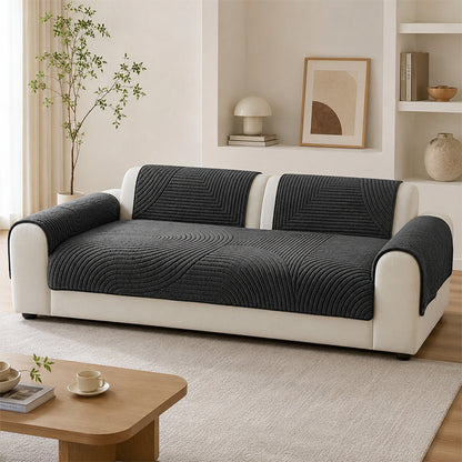 ✨ Guard Your Couch, Love the Look – Luxury Cotton Velvet Cushion Cover with Anti-Slip Backing. Half Price. UK Dispatch