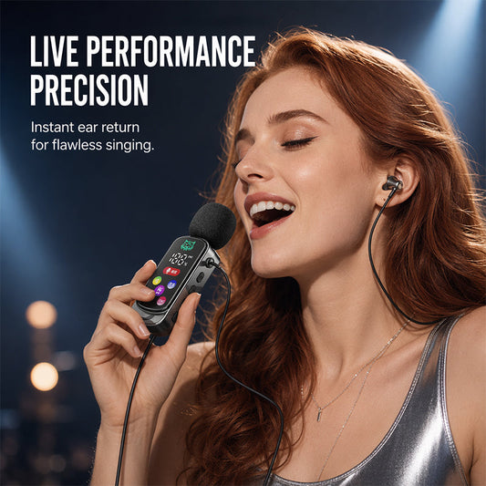 ⏳ Time-Limited Special ⏰ Bluetooth Karaoke Headset with Secure Collar Spring Clip – Wireless, Lightweight & Perfect for Singing On the Go 🎤✨