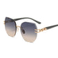 Statement Rimless Sunglasses 🕶️ No Frames, No Limits – A Bold, Minimalist Look for Sunny Days ✨