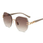 Statement Rimless Sunglasses 🕶️ No Frames, No Limits – A Bold, Minimalist Look for Sunny Days ✨