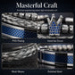 👑 50% OFF! ✨ Men's Stainless Steel Crown Bracelet 3-Piece Set – AAA Zircons, PVD Finish, Adjustable 17–21cm 💎