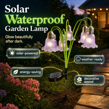 📢📢 50% OFF !! ⏰ Solar Flower Lights Outdoor Garden Decorations – Vibrant, Waterproof & Auto On/Off – Perfect for Flower Beds, Pathways & Patios 🌻✨