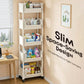 🎉 LIMITED TIME 50% OFF! 🛒 Multi-Tier Rolling Storage Cart for Narrow Spaces – Slim Profile, Smooth Wheels & Large Capacity 📦✨