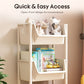 🎉 LIMITED TIME 50% OFF! 🛒 Multi-Tier Rolling Storage Cart for Narrow Spaces – Slim Profile, Smooth Wheels & Large Capacity 📦✨