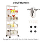 🎉 LIMITED TIME 50% OFF! 🛒 Multi-Tier Rolling Storage Cart for Narrow Spaces – Slim Profile, Smooth Wheels & Large Capacity 📦✨