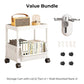 🎉 LIMITED TIME 50% OFF! 🛒 Multi-Tier Rolling Storage Cart for Narrow Spaces – Slim Profile, Smooth Wheels & Large Capacity 📦✨