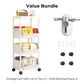 🎉 LIMITED TIME 50% OFF! 🛒 Multi-Tier Rolling Storage Cart for Narrow Spaces – Slim Profile, Smooth Wheels & Large Capacity 📦✨