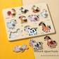 Montessori Wooden Peg Puzzle for Toddlers 🧩 Little Hands, Big Discoveries – A Classic First Puzzle for Curious Minds ✨