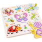 Montessori Wooden Peg Puzzle for Toddlers 🧩 Little Hands, Big Discoveries – A Classic First Puzzle for Curious Minds ✨