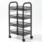 🎉 LIMITED TIME 50% OFF! 🛒 3/4-Tier Mobile Mesh Storage Utility Cart with Wheels – Space-Saving Metal Wire Rolling Cart – Perfect for Kitchens, Bathrooms & Utility Rooms 🏠✨
