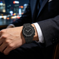 Men's Luxury Sparkling Quartz Watch ⌚ A Dazzling Sunray Dial, A Fluted Bezel – Crafted to Catch Every Eye ✨