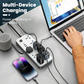Multi-Outlet Power Strip with Extension Cord 🔌 More Sockets, Less Fuss – Power Your Whole Setup from One Spot ✨