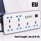Multi-Outlet Power Strip with Extension Cord 🔌 More Sockets, Less Fuss – Power Your Whole Setup from One Spot ✨
