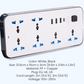Multi-Outlet Power Strip with Extension Cord 🔌 More Sockets, Less Fuss – Power Your Whole Setup from One Spot ✨