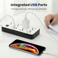 Multi-Outlet Power Strip with Extension Cord 🔌 More Sockets, Less Fuss – Power Your Whole Setup from One Spot ✨