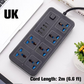 Multi-Outlet Power Strip with Extension Cord 🔌 More Sockets, Less Fuss – Power Your Whole Setup from One Spot ✨