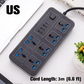 Multi-Outlet Power Strip with Extension Cord 🔌 More Sockets, Less Fuss – Power Your Whole Setup from One Spot ✨