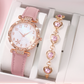 ✨ One Set, Every Outfit – Women’s 5-Piece Watch & Bracelet Set. From Office to Evening. Free UK Delivery