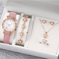 ✨ One Set, Every Outfit – Women’s 5-Piece Watch & Bracelet Set. From Office to Evening. Free UK Delivery