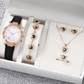 ✨ One Set, Every Outfit – Women’s 5-Piece Watch & Bracelet Set. From Office to Evening. Free UK Delivery