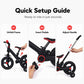 📢📢 50% OFF !! ⏰ 4-in-1 Convertible Kids Tricycle – Balance Bike, Stroller & Toddler Trike – Grows with Your Child from 10 Months to 4 Years 🚲✨
