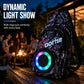 📢📢 50% OFF !! ⏰ Portable Bluetooth Speaker Bag with LED Lights – Wireless Music, Colourful Light Show & Hands-Free Carry – Perfect for Parties, Beach Days & Festivals 🎒🎵✨