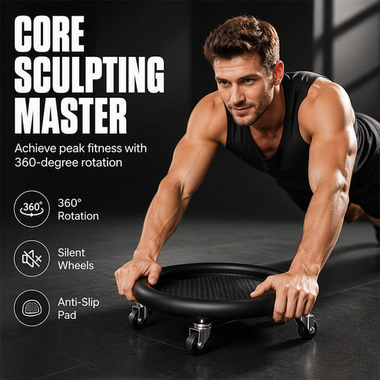 💪 Join 44,100+ UK Fitness Fans – Ab Roller with Thick Knee Mat. Strengthen Your Core at Home. UK Stock