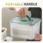 🥗 Wash, Drain & Store in One – Leakproof Fridge Container with Built-In Colander. 50% Off. UK Stock