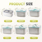 🥗 Wash, Drain & Store in One – Leakproof Fridge Container with Built-In Colander. 50% Off. UK Stock