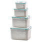 🥗 Wash, Drain & Store in One – Leakproof Fridge Container with Built-In Colander. 50% Off. UK Stock