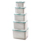 🥗 Wash, Drain & Store in One – Leakproof Fridge Container with Built-In Colander. 50% Off. UK Stock