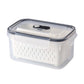 🥗 Wash, Drain & Store in One – Leakproof Fridge Container with Built-In Colander. 50% Off. UK Stock